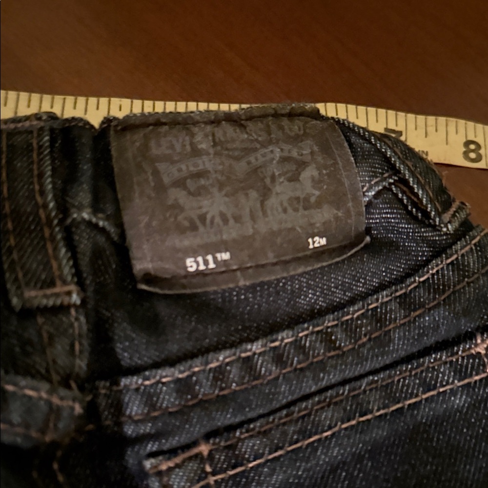 Levi Blue Denim Jeans - Picture 3 of 5